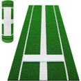 thumbnail image 1 of 10 x 3 FT Softball Pitching Mat - Anti Slip Turf Practice Mat with Integrated Pitching Mound for Indoor and Outdoor Training, 1 of 7