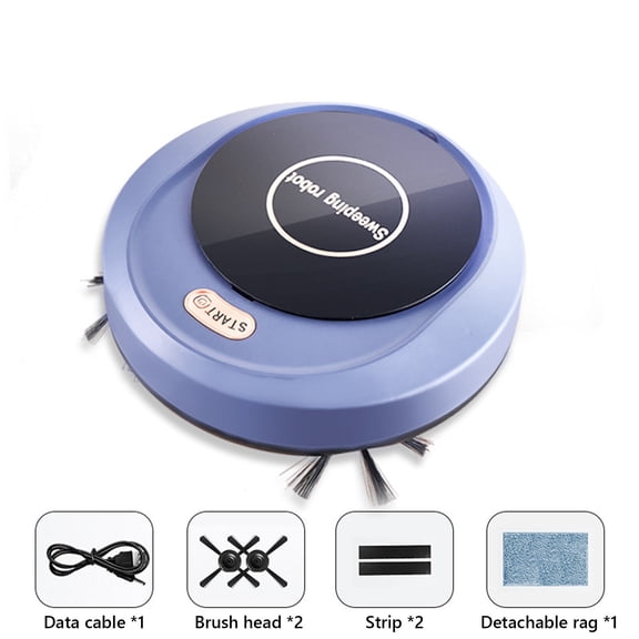 Suncoda Robot Robot de Balayage, Intelligent Entièrement Automatique pour Ménage, Machine de Nettoyage Paresseuse, Aspirateur Rechargeable, Machine à Laver