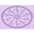 thumbnail image 1 of Ahgly Tapis Rectangulaire Lavable en Machine Intérieur Transitionnel Orchidée Violet, 8 Pieds x 12 Pieds, 1 of 7