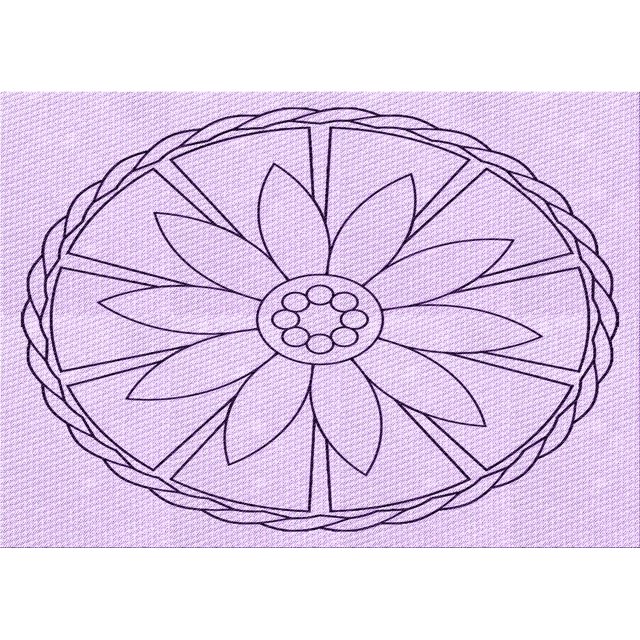 Ahgly Tapis Rectangulaire Lavable en Machine Intérieur Transitionnel Orchidée Violet, 8 Pieds x 12 Pieds