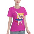 thumbnail image 2 of T-Shirt Basique à Manches Courtes pour Femmes Sailor Moon Édition Q Tsukiha, 2 of 6