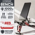 thumbnail image 2 of Synergee Adjustable Wing Back Workout Bench. Weight Bench for Dumbbell & Barbell Press Exercises & Workouts. Great for Commercial, Garage and Home Gym., 2 of 6