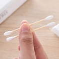 thumbnail image 2 of AKEGAMN Tampons Jetables en Coton-Tige de Nettoyage en Bois à Double Tête Multifonctionnels, 2 of 3
