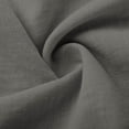 thumbnail image 5 of Pisexur Robes d'Été pour Femmes en Doux Lin-Coton Robes d'Été pour Femmes Décontractées à Col en V Manches 3/4 Robe Maxi Ample Confortable Fluide Robes pour Femmes Couleur Unie à Volants Boho Longues Robes P-2TG Gris, 5 of 5
