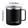 thumbnail image 3 of Roiihwy 400ml Travel Coffee Mug Food Grade Double Wall Insulation Coffee Mug, Stainless Steel Cups with Lids for Ice Coffee, Tea and Beer, Birthday Gifts for Women, 3 of 8