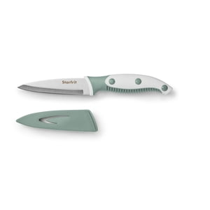 Starfrit Paring Knife, 3.5" Stainless Steel Blade, Rust & Stain Resistant, Protective Cover, Ergonomic Handle, Easy to Clean, Dishwasher Safe, Ideal for Fruits & Veggies