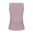 thumbnail image 5 of Dealovy Womens Tank Tops Summer Sleeveless Crew Neck Slim Fitted Striped Print Basic Tees Shirts, 5 of 5
