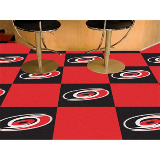 FANMATS 10691 Carolina Hurricanes Team Carpet Tiles