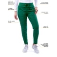 thumbnail image 4 of Adar Pro Movement Booster Scrub Set For Women - Sweetheart V-Neck Scrub Top & Yoga Jogger Scrub Pants, 4 of 7