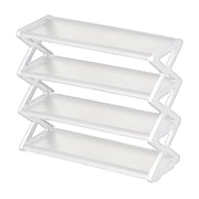 EGNMCR Household X-type Shoe Rack Multifunctional Double Steel Tube Assembly Shoe Cabinet Dormitory Shelf shoe rack