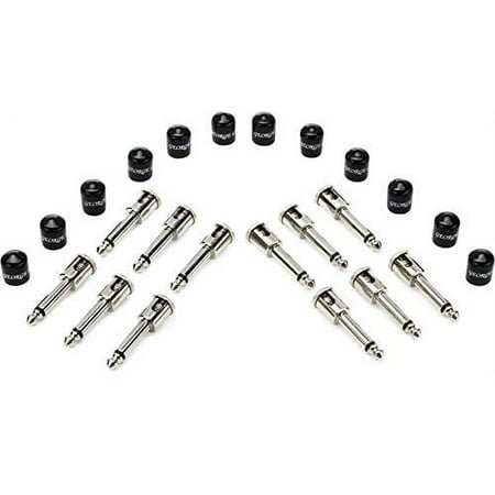George Ls.155 Connecteur de Guitare - Nickel, Incliné Lot de 12