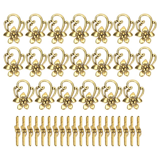 Ensembles de Fermoirs pour Bracelet, 20 Ensembles Fermoir à Bascule pour Bracelet, Fermoir à Bascule Doré pour Bracelet, Design Épuré