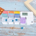 thumbnail image 3 of Portable Mini Weekly Medicine Reminder Pills Storage Box Organizer Case for Travel and Outdoor, 3 of 8
