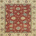 thumbnail image 1 of Ahgly Company Indoor Square Abstract Fire Brick Red Oriental Area Rugs, 5' Square, 1 of 6