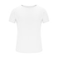 thumbnail image 4 of Dagugfen Workout Tops for Men Short Sleeve Round Neck Slim Comfy Solid Color Running Gym Athletic Tops, 4 of 7