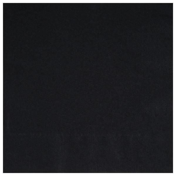 Black Solid Lunch Napkins, 65ct