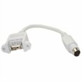 thumbnail image 1 of ADN-3620 - Câble USB A FEM-PS2 Mâle 6en Blanc, 1 of 1