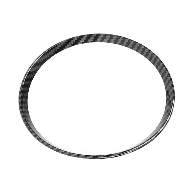Console Gear Cover Trim, Gear Trim Cover High Strength Carbon Fiber Style Easy Installation For Car