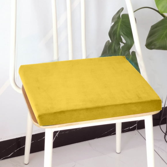 Sponge Cushion Velvet Solid Wood Window Seat Cushion Non-Slip Base Durable Tatami Padding