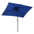 thumbnail image 1 of Outsunny Solar Patio Umbrella with LED and Tilt, Table Umbrella, Dark Blue, 1 of 10