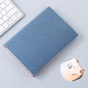 A5 Smart Erasable Notebook with Digital Scan App Integration Reusable Writing Pages Convert Notes to Editable Files Eco-Friendly Leather Cover Compact Size for Campus Work