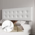 thumbnail image 3 of Full Size Platform Bed Frame with 4 Storage Drawers & Headboard,Faux Leather or Linen, Button Tufted Platform, Strong Wooden Slats,No Box Spring Needed, 3 of 7