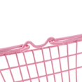 thumbnail image 4 of HILABEE Kids Mini Metal Supermarket Shopping Basket For Kitchen Fruit Vegetable Food Pink small, 4 of 9