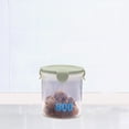 thumbnail image 2 of fheaev With Graduated Round Storage Jars Sealing Jars Plastic Kitchen With Lids Snack Jars Grains Storage Jars Storage Jars Yoghurt Cheese Cake Jars, 2 of 6