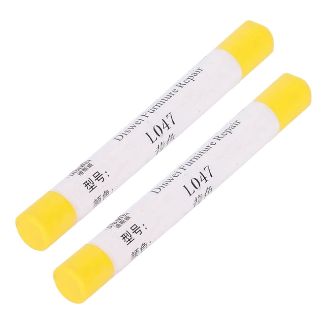 Patch Paint Crayon, Wax Environment Friendly Furniture Paint Floor Repair Crayon Compact Size Easy To Use For Wood Furniture Reparing Yellow