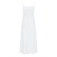 thumbnail image 4 of Birdeem Robe Sans Manches pour Femmes, Mode Aguichant, Couleur Unie, Ajourée, à Fermeture Éclair, Camisole, 4 of 12