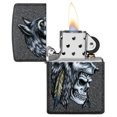 thumbnail image 3 of Zippo Wolf Skull Feather Design (29863), 3 of 3