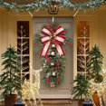 thumbnail image 4 of Christmas Door Cover for Front Door | Holiday Wall Hanging Decoration with Festive Pattern | Polyester Fabric Indoor Outdoor Decoration for Home Door Wall Tablecloth, 4 of 6