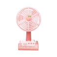 thumbnail image 2 of EGNMCR Fan, Ceiling Fan, Desk Fan, Portable Fan Cartoons Fruit Printed Base Three-gear Large Wind Tone Desktop Small Desk Fan Fruit Rechargeable Small Fan Plasti c fan, 2 of 6