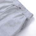 thumbnail image 3 of Kmbangi Men Sports Set, Solid Color Hoodie Zip Tops, Long Loose Pants Suit, 3 of 5
