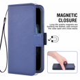 thumbnail image 4 of Iphone 11 Pro Cover Rfid, Iphone 11 Pro Protective Cover, Shockproof Mobile Phone Cover Stand Function Thickened Tpu Card Pocket Magnetic Closure Flip-Up Cover for Iphone 11 Pro (5.8 Inches) Blue, 4 of 7