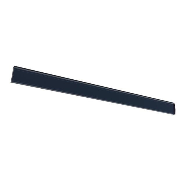 CANOPIA by PALRAM Aquila 3 ft. x 7 ft. Door Fixed Awning Siding Connector Kit showing a long, narrow dark gray aluminum powder-coated mounting block with smooth edges, designed to provide a level, waterproof surface for mounting door awnings on siding walls, suitable for outdoor shade use.