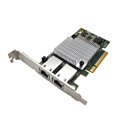 thumbnail image 1 of 10G Gigabit Ethernet Dual Port X540-T2 NIC 10Gbs Pcie Naar Rj45 Ondersteuning Test Desktop PC Netwerkadapter PC-randapparatuur WHITE, 1 of 6
