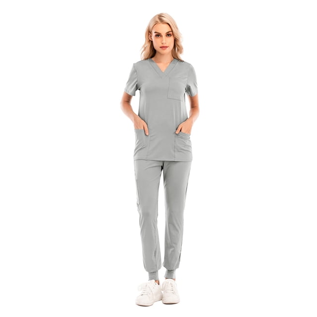 Kcodviy Ensemble pour Femmes, Manches Courtes, Tailleur Petite, Extérieur, Quotidien, Décontracté, Tailleurs-Pantalons de Mariage pour Mariée, Combinaison pour Invitées de Mariage, Tailleurs-Pantalons de Mariage, Tailleurs-Pantalons Petite Ajustés pour Femmes