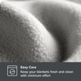 thumbnail image 4 of Bare Home Polar Fleece Bed Blanket - Lightweight - Premium Fleece - Throw, Light Gray, 4 of 6