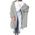 thumbnail image 1 of CEHVOM Women'S Fashion Knitted Long Pattern Cardigan Sweater Coat Clearance, 1 of 6
