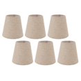 thumbnail image 1 of Small Lamp Shade, Linen Fabric Lampshade Light Reliable  For E14 Bulbs, 1 of 8