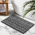 thumbnail image 5 of Indulge in Luxury with our Non-Slip 20x32in Tribal Style Bath Rug Runner - Soft Microfiber, Machine-Washable Bathroom Rugs for Tub and Shower. Elevate Your Bathroom Experience Today!, 5 of 5