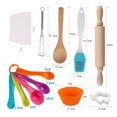 thumbnail image 4 of Amdohai 26PCS Child Baking Cooking Home Kitchen Apron Cake Accessories Tools Suit, 4 of 5