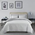 thumbnail image 3 of Madison Park Hayden Reversible Stripe Duvet Cover Mini Set Grey Twin, 3 of 4
