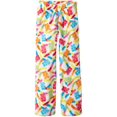 thumbnail image 1 of Up Past 8 Girls' Pajama Pants Fuzzy Plush Sleepwear Fun Pants, 1 of 1