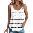 thumbnail image 1 of Plebaso Eyelet Tank Tops Womens Sleeveless Embroidery Tunic Print Summer Flowy Shirts for Beach Vacation, 1 of 6