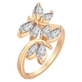 thumbnail image 2 of EGNMCR Ring Ladies Bagues Mode Dames Diamant Mode Bijoux Féminins, 2 of 9