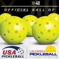 thumbnail image 4 of maskred Ensemble de 6 Pcs pour l'Extérieur, Assortiment de Pickleball Portable, 40 Trous, Réutilisable, Pratique, PE, Balles de Pickle Assorties, Kit, Cadeau d'Anniversaire, Orange, 4 of 6