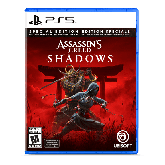 Jeu vidéo ASSASSIN’S CREED SHADOWS:SPECIAL EDITION (PS5) AVAILABLE ONLY AT WALMART