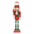thumbnail image 3 of Christmas Nutcracker Ornament 25cm Table Decoration for Xmas Desktop Festive A, 3 of 8